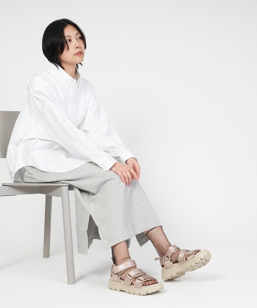 「SHAKA」 フラットサンダル 27 ブラック レディース_画像9