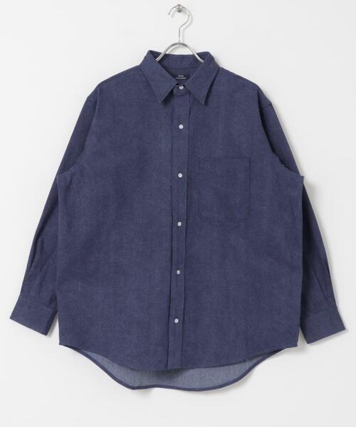 「ITEMS URBANRESEARCH」 半袖シャツ MEDIUM ブルー メンズ_画像7
