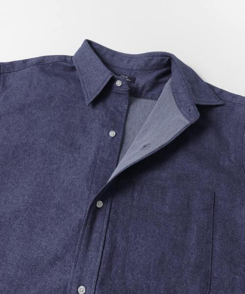 「ITEMS URBANRESEARCH」 半袖シャツ MEDIUM ブルー メンズ_画像8