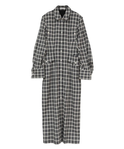 CLANE（クラネ） シャツワンピース 「CLANE/クラネ」UP POCKET CHECK