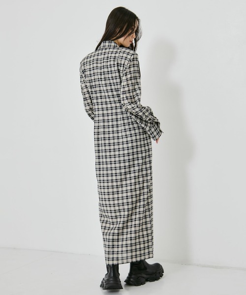 CLANE（クラネ） シャツワンピース 「CLANE/クラネ」UP POCKET CHECK