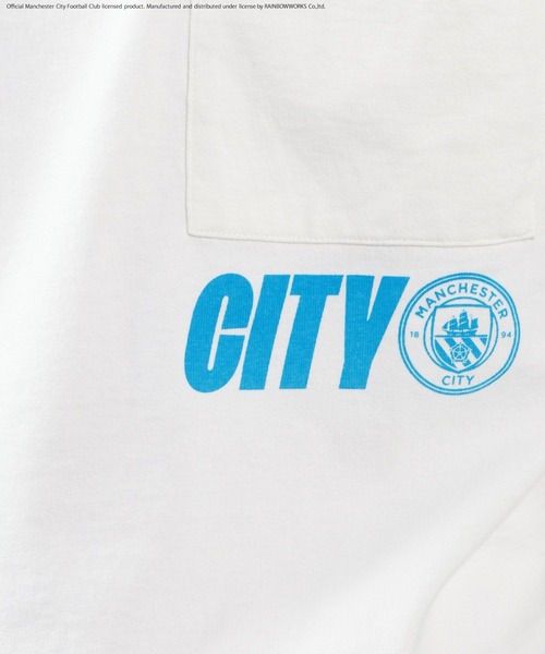 BAYFLOW（ベイフロー） tシャツ 「マンチェスター・シティFC」ロゴ