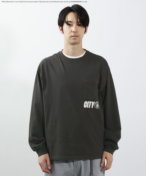 BAYFLOW（ベイフロー） tシャツ 「マンチェスター・シティFC」ロゴ