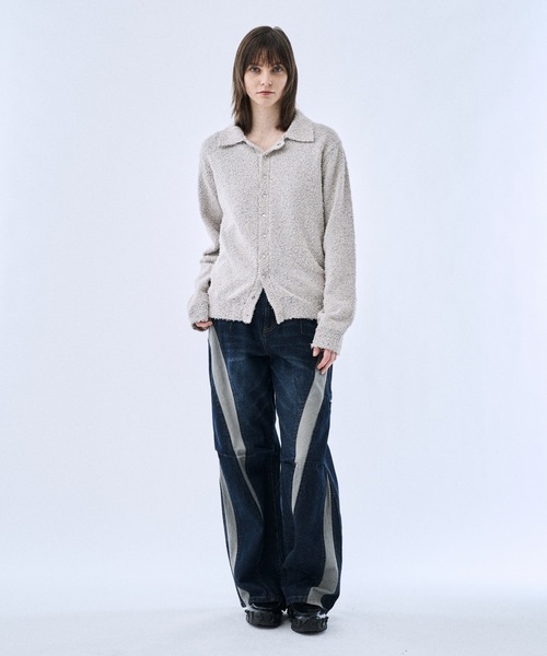 PHILTHEORY シャツ Mulch snap knit shirts / マルチスナップニット