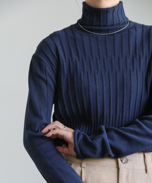 「select MOCA」 長袖ニット FREE ブラック レディース_画像2