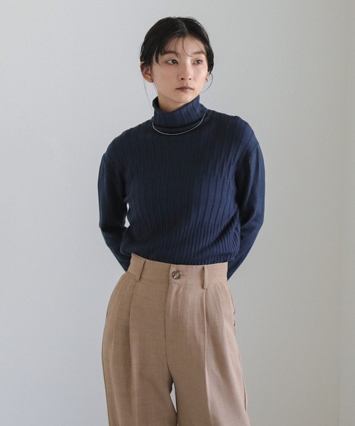 「select MOCA」 長袖ニット FREE ブラック レディース_画像4