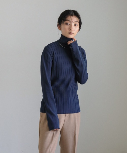 「select MOCA」 長袖ニット FREE ブラック レディース_画像8