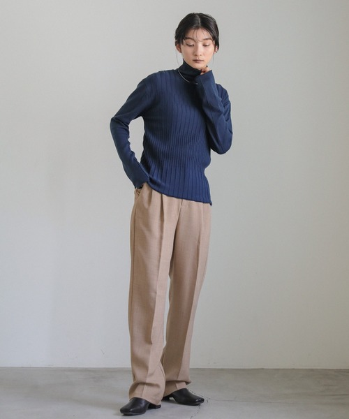 「select MOCA」 長袖ニット FREE ブラック レディース_画像9