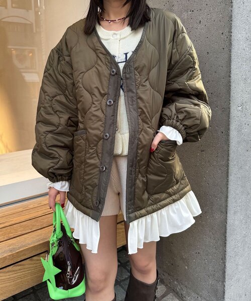 CIAOPANIC（チャオパニック） コート アウター フリルレイヤード 