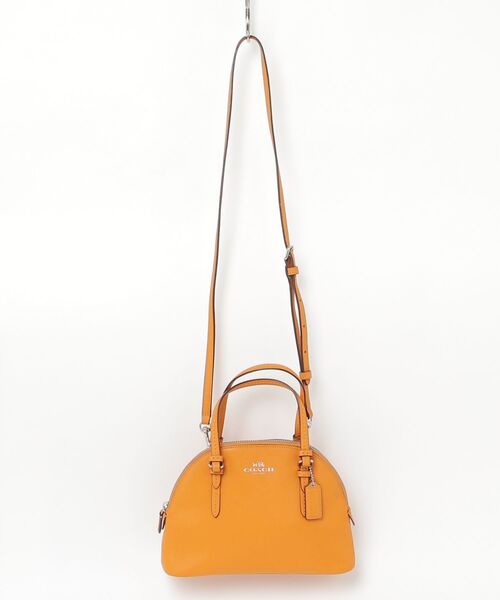COACH（コーチ） ワンポイント2WAYバッグ - オレンジ レディース