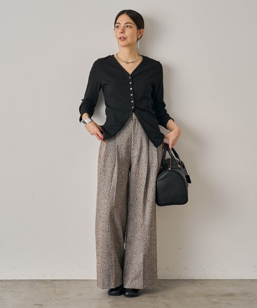 「LOUNGEDRESS」 カーディガン FREE ブラック レディース_画像2