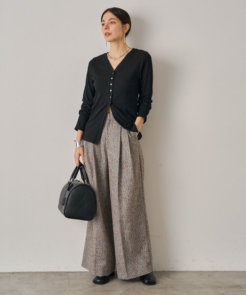 「LOUNGEDRESS」 カーディガン FREE ブラック レディース_画像3