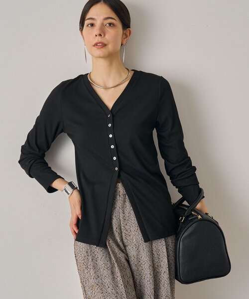 「LOUNGEDRESS」 カーディガン FREE ブラック レディース_画像8