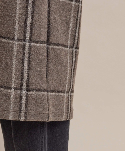 「SALON adam et rope'」 ノーカラーコート FREE ブラウン レディース_画像4