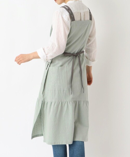 212 KITCHEN STORE エプロン 3Wayギャザーエプロン GR 「212K