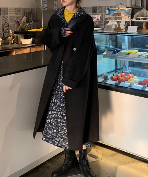 「DAY CLOSET」 チェスターコート ONE SIZE オートミール レディース_画像2