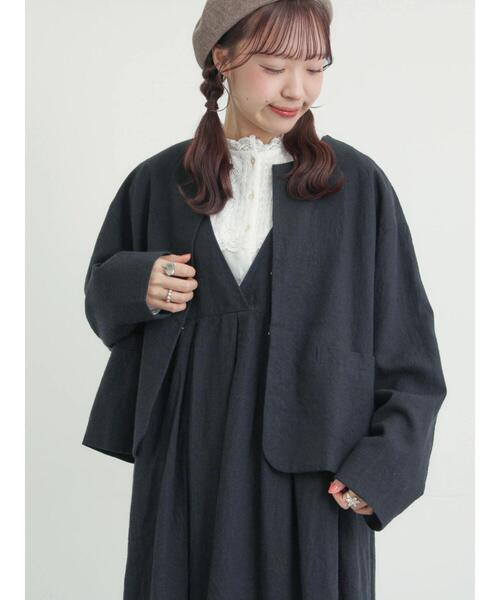 Samansa Mos2（サマンサモスモス） ジャケット ノーカラージャケット