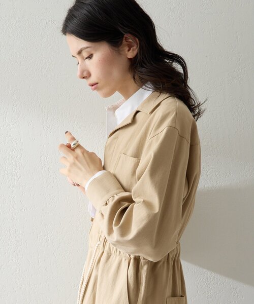 こつぶ　定価¥23,100 オフショルドロストウエストオールインワン春夏 THE PAUSE オールインワン 「THE PAUSE」カイキンドロストジャンプ