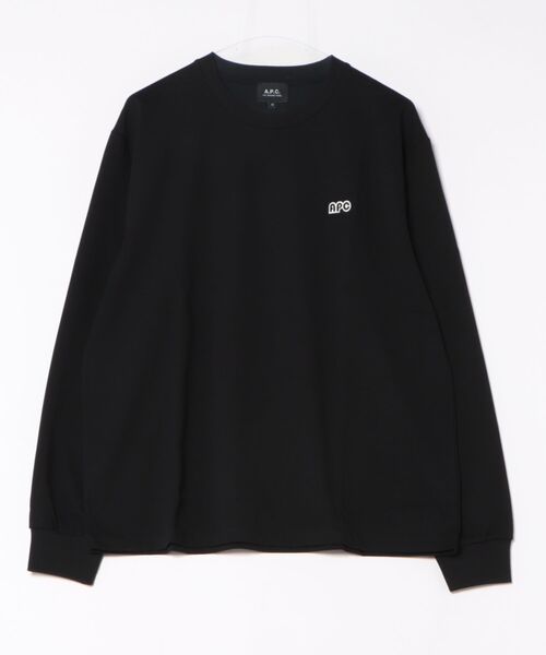 ♥新品　APC Ｔシャツ ブラック　ＸSサイズ A.P.C. Boxy Micro Logo T-Shirt in Black | SVD USA