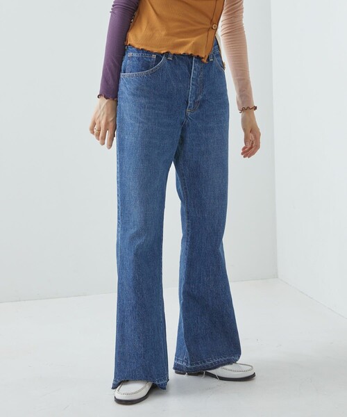 「Ch!iii BAG」 デニムパンツ 36 ネイビー レディース_画像7