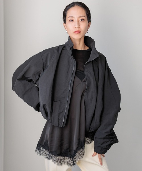 新品タグ付 Mystrada バルーンブルゾン 黒 STYLEMIXER | タックバルーンブルゾン (ブルゾン ) |SHEL'TTER WEBSTORE