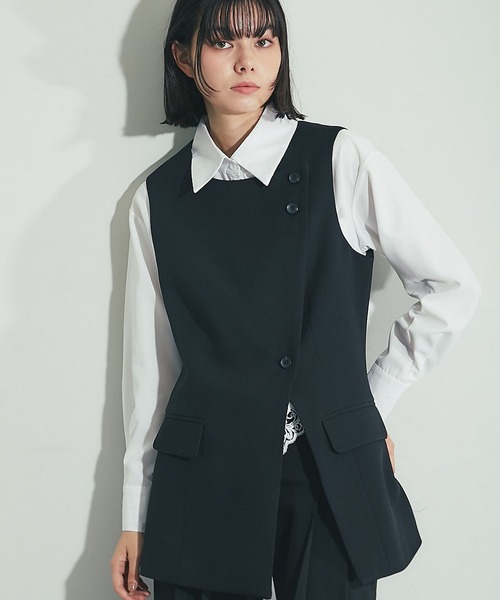 「SMILE ORCHID」 ベスト M ブラウン レディース_画像2