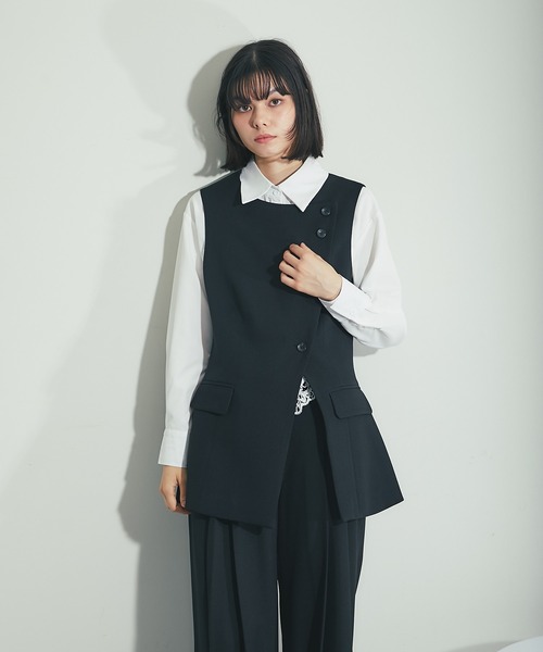 「SMILE ORCHID」 ベスト M ブラウン レディース_画像5