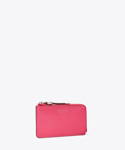 Tory Burch バーガンディ 長財布、カードケース TORY BURCH（トリーバーチ） カードケース ロミー ジップカードケース