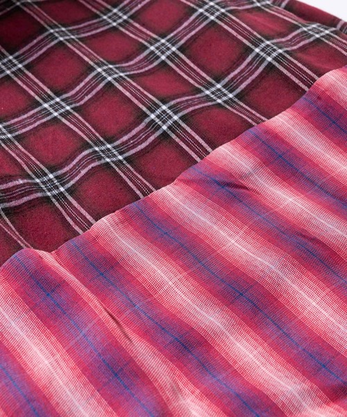 「glamb」 長袖シャツ LARGE レッド メンズ_画像2