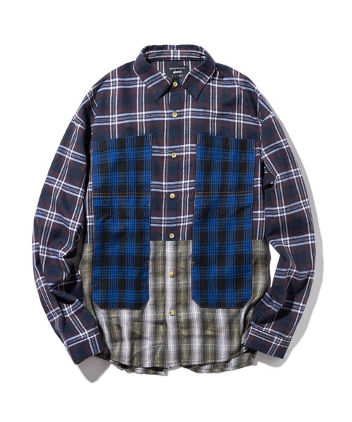 「glamb」 長袖シャツ LARGE レッド メンズ_画像7