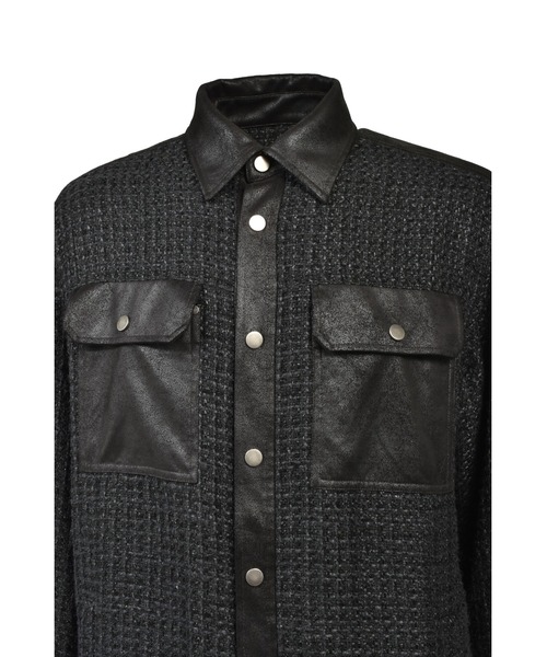 シャツ NEW RICH TWEED CHECK SHIRT メンズ レディースの画像
