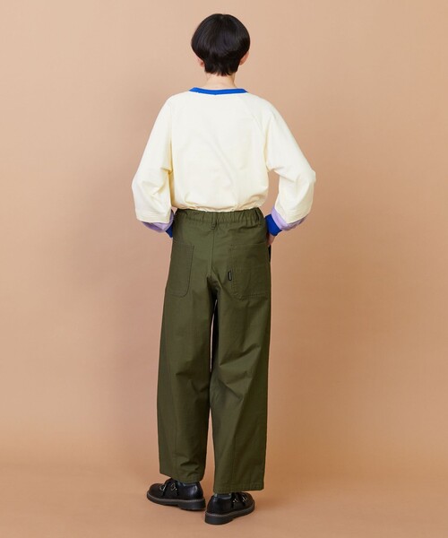 FRAPBOIS（フラボア） ワイドパンツ パンツ バックサテン パンツ
