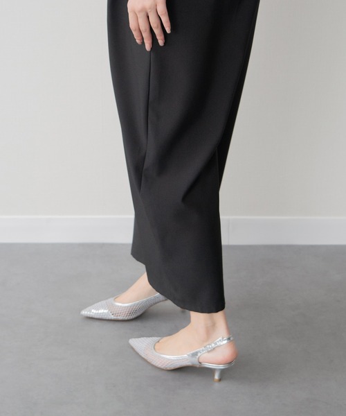 パンプス 「FABIO RUSCONI」バックバンドネットパンプス(F61310)の画像