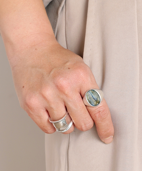 指輪 リング 「GARDEN OF EDEN/ガーデン オブ エデン」 ”LABRADORITE”(XL) RING レディースの画像