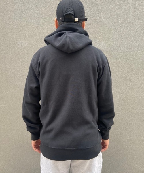 「Champion」 プルオーバーパーカー L グレー メンズの画像