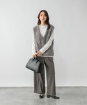「GLOBAL WORK」 ニットベスト ME...の詳細画像1