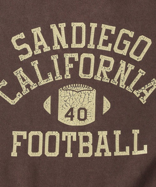 「Champion」 スウェットカットソー L ブラウン メンズ_画像5