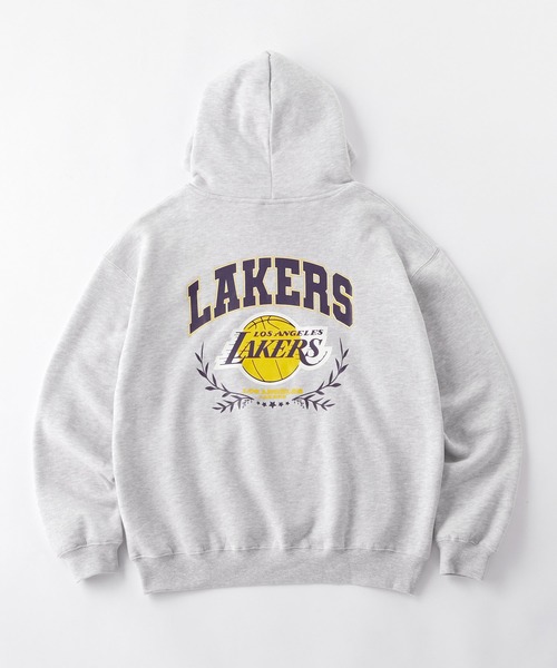 【新品タグ付き・袖ロゴ】NBA レイカーズ プルオーバー パーカー M NBA プルオーバーパーカー M ブラック メンズ : ZOZOTOWN Yahoo!店