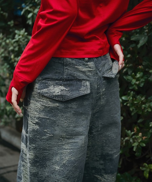ジーンズ デニム デニムパンツ 別注 DESIGN TROUSERS レディースの画像