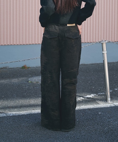 ジーンズ デニム デニムパンツ 別注 DESIGN TROUSERS レディースの画像