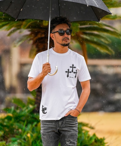 adamsJUGGLER（アダムスジャグラー） tシャツ RTEG クロスパッチティー