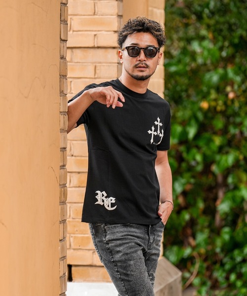 adamsJUGGLER（アダムスジャグラー） tシャツ RTEG クロスパッチティー