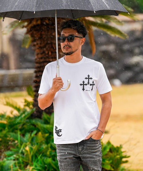 adamsJUGGLER（アダムスジャグラー） tシャツ RTEG クロスパッチティー