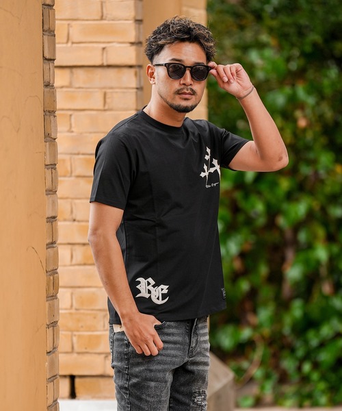 adamsJUGGLER（アダムスジャグラー） tシャツ RTEG クロスパッチティー