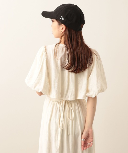 「Heather」 半袖ワンピース S ブラウン レディース_画像4