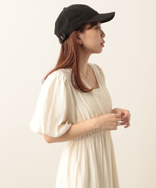 「Heather」 半袖ワンピース S ブラウン レディース_画像7