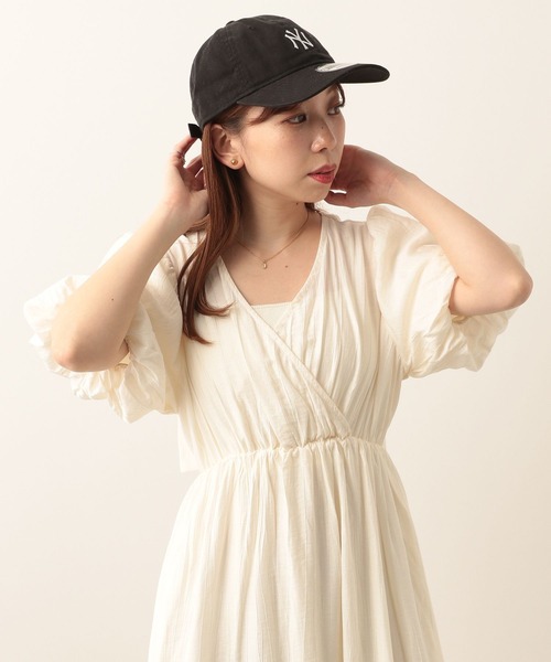 「Heather」 半袖ワンピース S ブラウン レディース_画像8