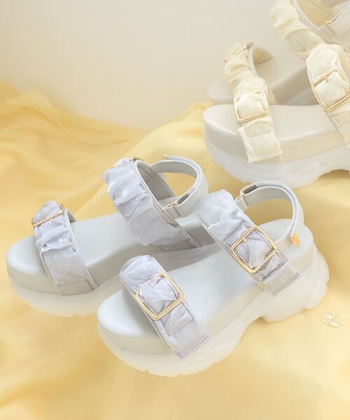 MAJESTIC LEGON（マジェスティックレゴン） 厚底 サンダル ジェリー