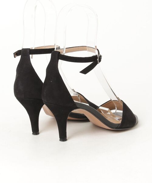 「ODETTE E ODILE」 ヒールサンダル 22cm ブラック レディース_画像2