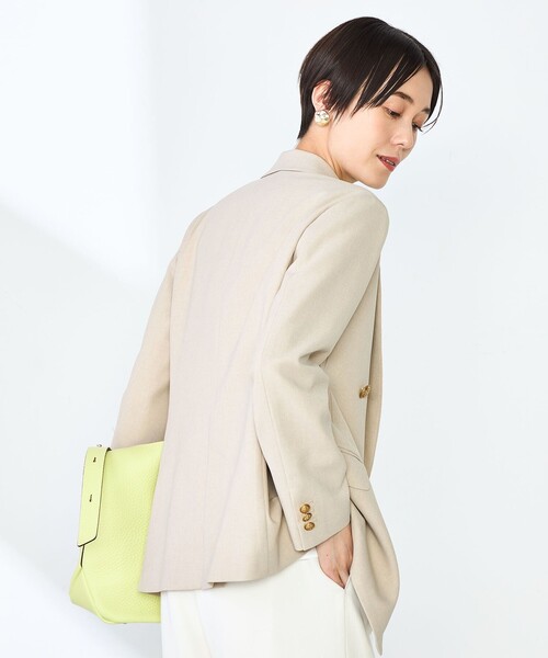 「NOLLEY'S」 テーラードジャケット 38 ベージュ レディースの画像